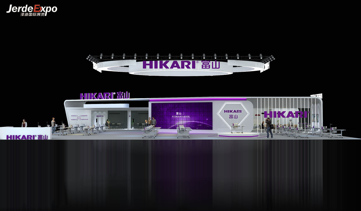 500㎡展會設計裝修圖