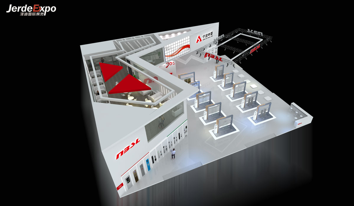 700㎡電梯展覽展會設(shè)計(jì)圖