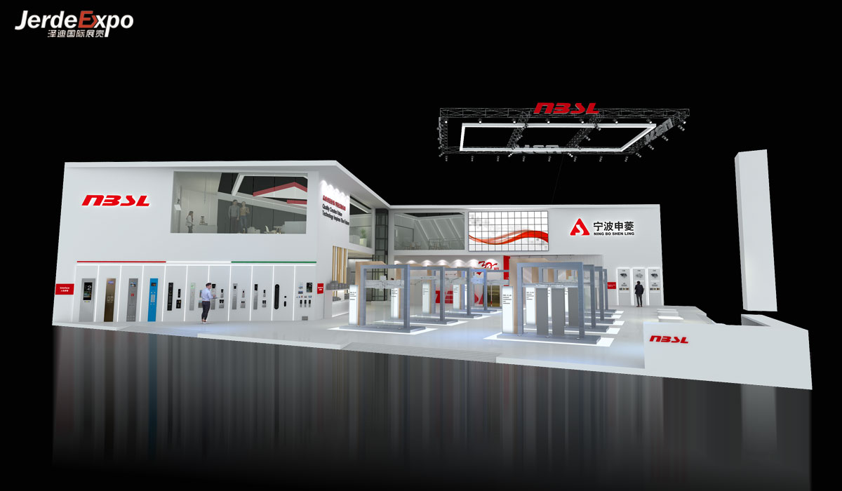 700㎡電梯展會設(shè)計(jì)效果圖