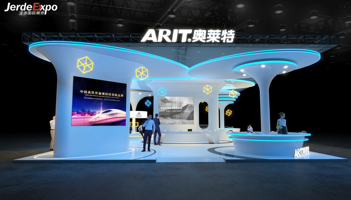 混泥土展位設計效果圖