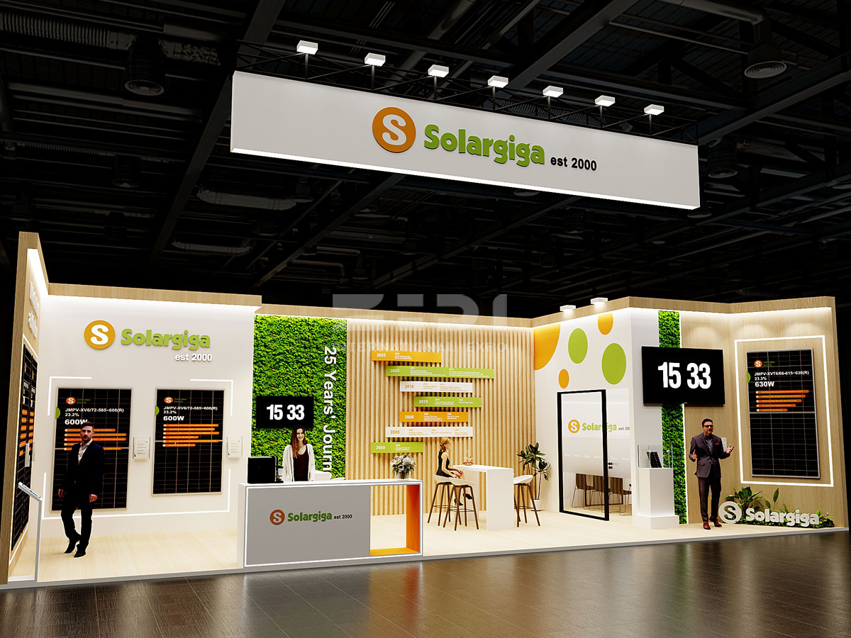 德國(guó)光伏能源展臺(tái)設(shè)計(jì)